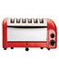 Dualit Broodrooster Dualit - RVS rood - 6 sleuven