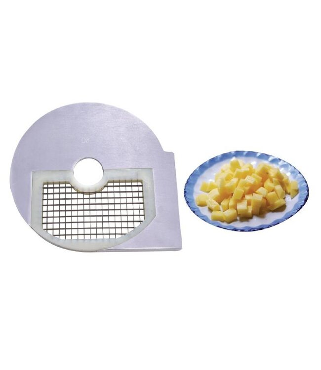 Groentesnijder schijf Buffalo - blokjesschijf 8x8mm