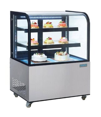 Polar Patisserie koelvitrine luxe | 270 liter | (H)127,5x(B)91,5x(D)72,5