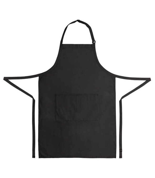 Halterschort verstelbaar met zak - 86(L)x60(B)cm - zwart