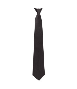 Horeca stropdas - clip on zwart