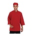 Chef Works Horeca koksbuis - 3/4 mouw - Rood - XS-XL