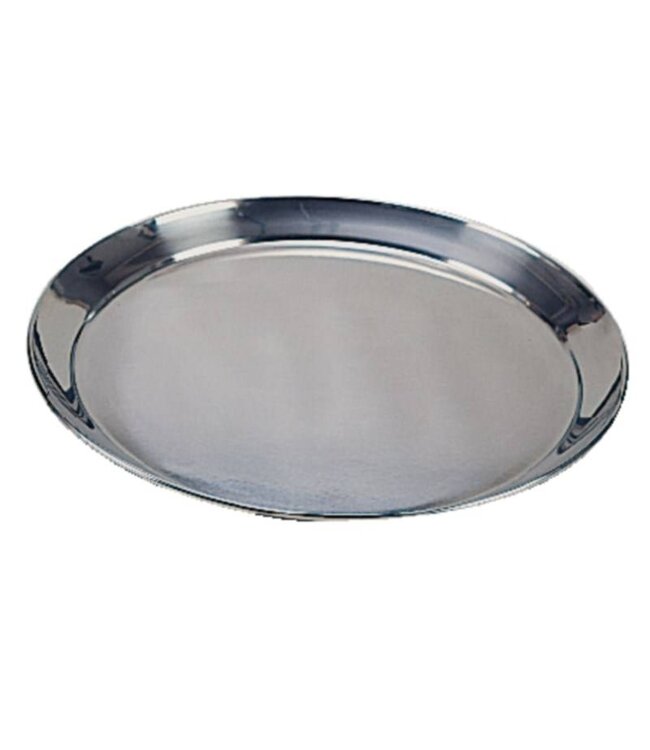 Dienblad rond RVS - 35,5cm