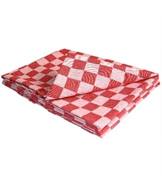 Chef theedoek 65x66cm - rood