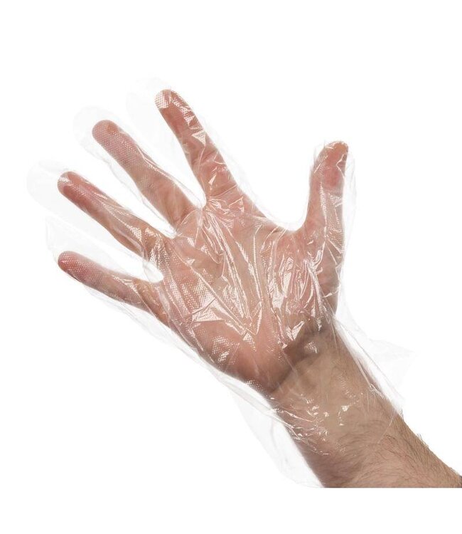 Disposable Gloves Medium Clear (Pack 100)