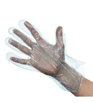 Vogue Disposable Gloves Medium Blue (Pack 100)