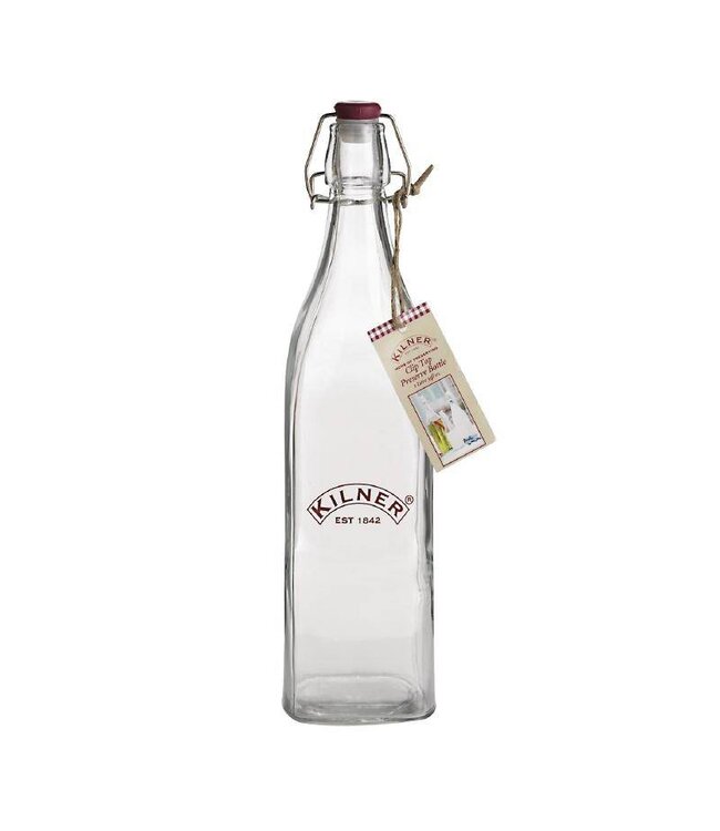 Glazen fles met beugelsluiting Kilner - 1000ml