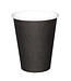 Koffiebekers - 23cl zwart - 50 stuks