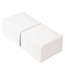 Professionele cocktail servetten - 25x25cm - wit - 1500 stuks