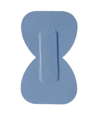 Blauwe pleister - vingertop - 50x