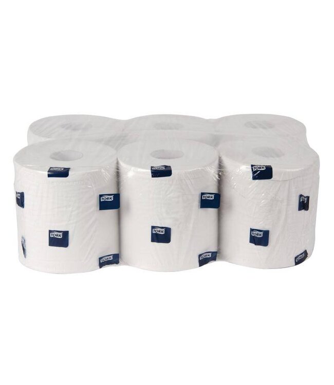 Navulling centerfeed poetspapier - Tork - wit - 6 rollen