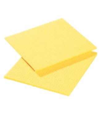 Jantex Vezeldoekjes met polyester - geel - 10x