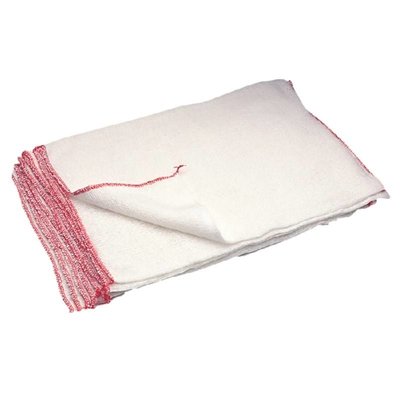 Vaatdoek - rood - 10x