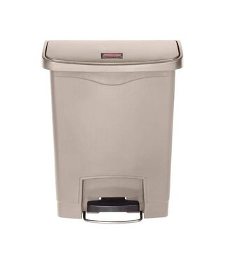 Rubbermaid Pedaalemmer smal horizontaal - 30L - beige