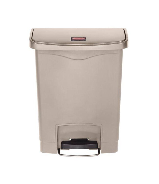 Pedaalemmer smal horizontaal - 30L - beige