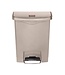 Pedaalemmer smal horizontaal - 30L - beige