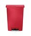 Pedaalemmer smal horizontaal - 90L - rood