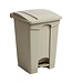 Pedaal afvalbak - luchtdicht - 45L - beige