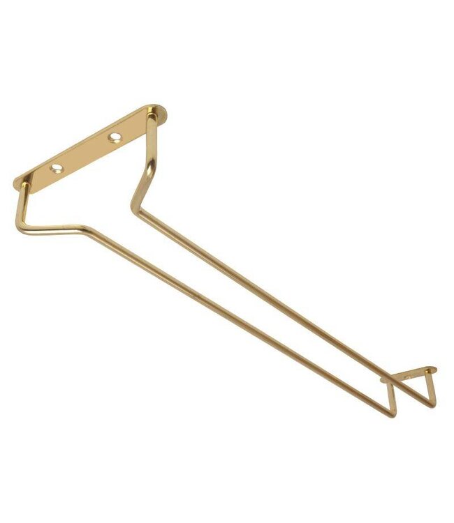 Glazen ophangrek messing - 41cm