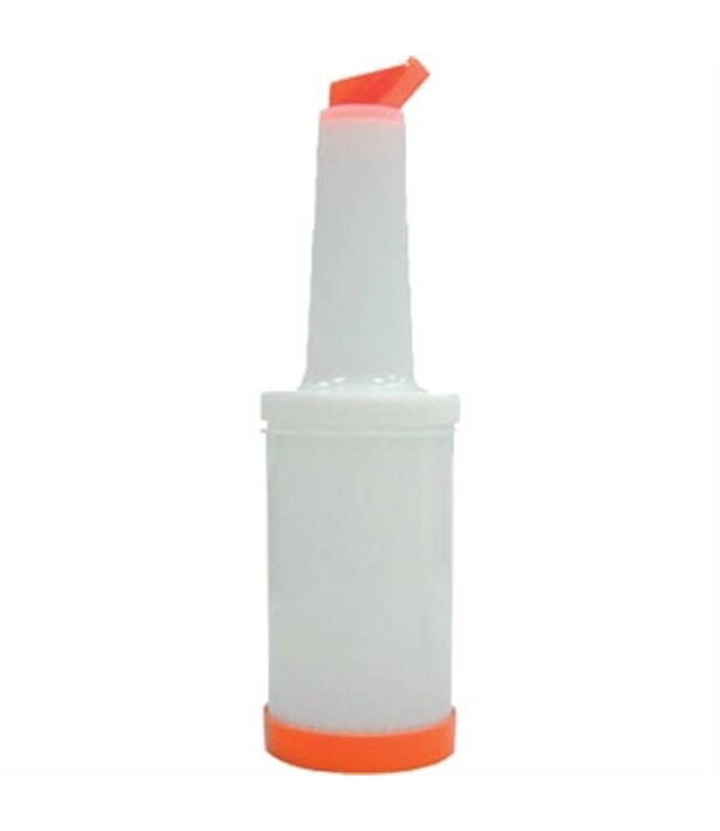 Plastic bar flessen - cocktail - 0,8L - oranje