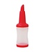 Plastic bar flessen - cocktail pro - 1L - rood