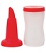 Plastic bar flessen - cocktail pro - 1L - rood