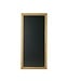 Securit Schrijfbare wandbord lang - teak hout - 56x120cm