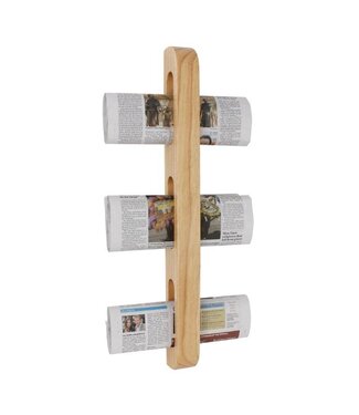 Houten krantenrek - 60,5cm
