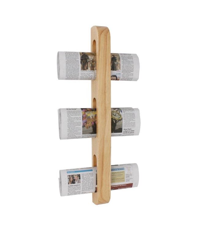 Houten krantenrek - 60,5cm