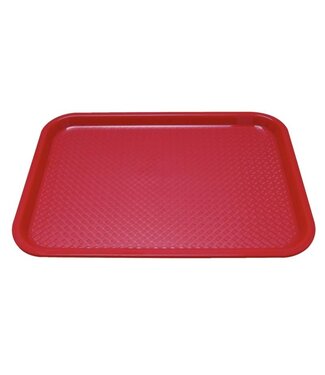 Fastfood dienblad - 34,5x26,5cm - rood