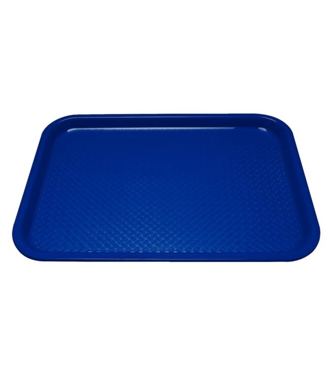 Fastfood dienblad - 34,5x26,5cm - blauw