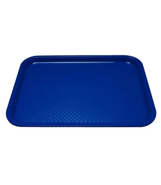 Fastfood dienblad - 45x35cm - blauw