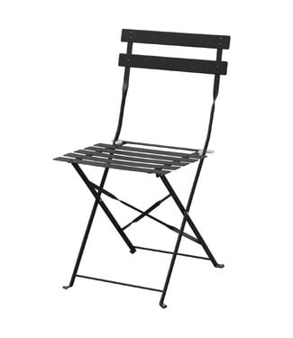 Bolero Terrasstoel Lucas | Zwart | Set van 2 stuks