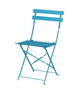 Bolero Terrasstoel Lucas | Turquoise | Set van 2 stuks