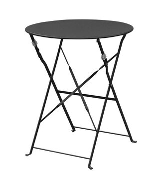 Bolero Tafel Lucas - rond - zwart