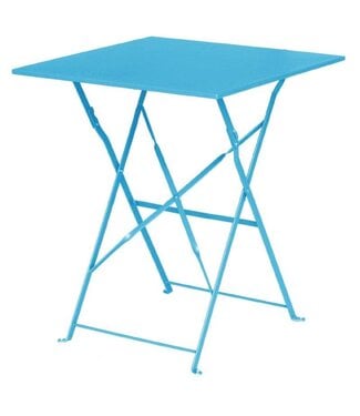 Bolero Tafel Lucas - vierkant - turquoise