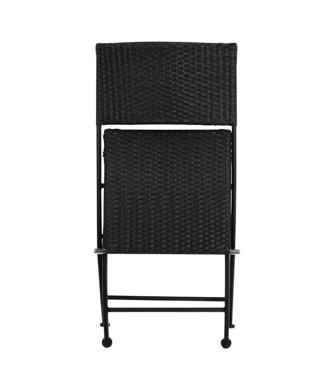 Stoel Max - zwart - set van 2 stuks