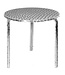 Tafel Bas - rond 60cm - rvs