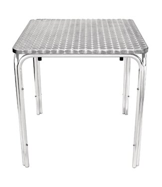 Tafel Bas - vierkant 70cm - rvs