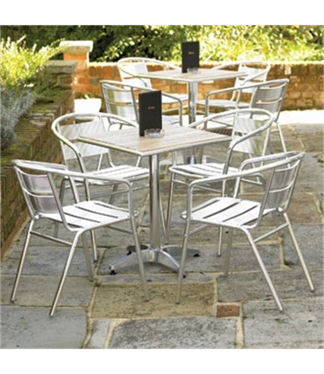 Tafel Tom - vierkant 60cm - essenhout