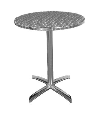 Tafel Rens - rond 60cm kantelbaar - rvs