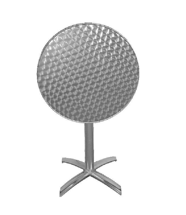 Tafel Rens - rond 60cm kantelbaar - rvs