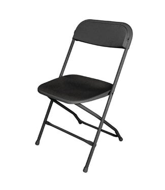 Bolero Klapstoel | Zwart | Set van 10 stuks