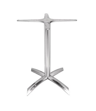 Bolero Tafelpoot aluminium - opklapbaar - 68cm hoog