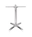 Bolero Tafelpoot aluminium - opklapbaar - 68cm hoog