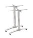 Dubbele tafelpoot aluminium - 68cm hoog