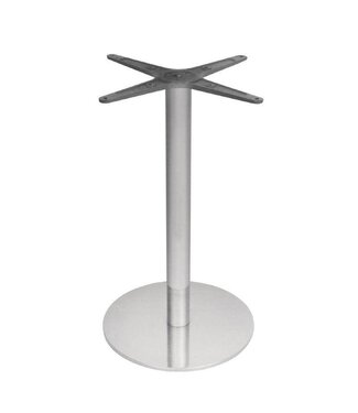 Bolero Tafelpoot RVS - Rond - 68cm hoog