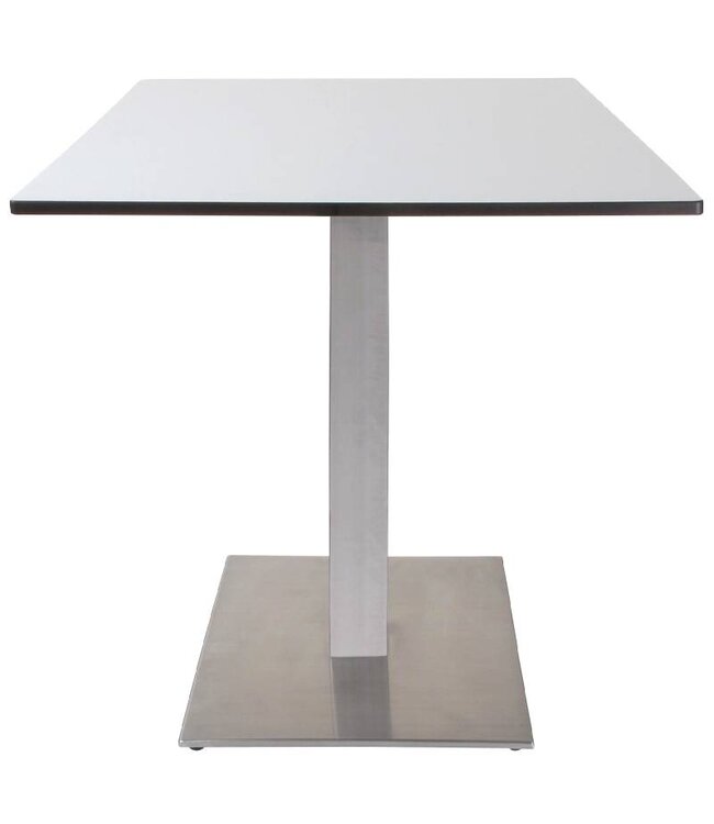 Tafelpoot RVS - vierkant - 72cm hoog