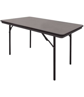 Bolero Inklapbare tafel | Rechthoekig | Grijs | 122cm breed