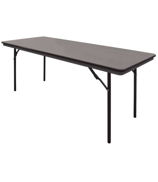 Inklapbare tafel - rechthoekig - grijs 183cm